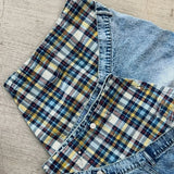 Unisex Y2K Plaid Baggy Jeans