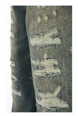 Men's Distressed Wide-Leg Jeans