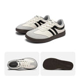HOBIBEAR Wide Toe Lace-Up Sneakers