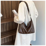 Vintage PU Leather Large Capacity Tote