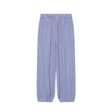Women's Plaid Drawstring Lantern Pants