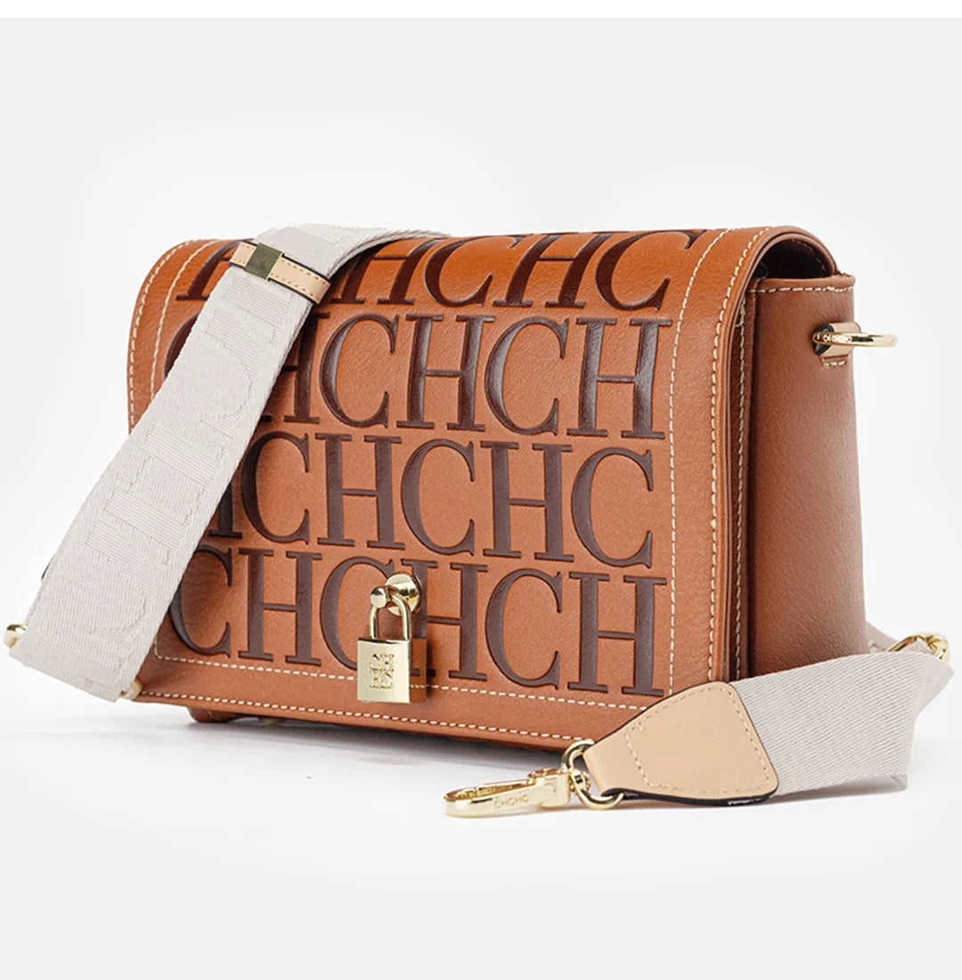 New Crossbody Bag Letter Print High Quality Woman's Brand Trend Vintage Fashion Elegant 2026 Classic Style Ladies Bag