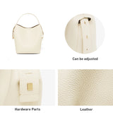 LA FESTIN Original Brand Genuine Leather Ladies Handbag Shoulder Crossbody Bag Portable Bucket Bag Female Bags Women's Bag