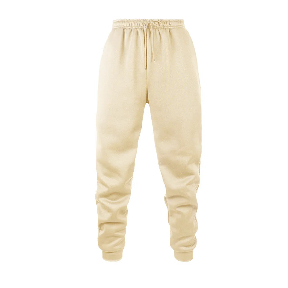 Mens Jogging Pants Sports Pants Fitness Running Trousers Solid Color Sweatpants Easy to Match Home Pants