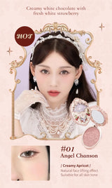 Flower Knows All In One Makeup Set Gift Box Garden Cushion Cream Foundation Matte Blush Long Lasting Velvet Lip Cream With Bag