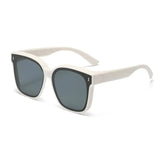 Polarized Clip-On Sunglasses for Glasses Wearers, Fashion Square Over Glasses Myopia Sunglasses, UV400 Protection for Driving, Fishing & Outdoor Use