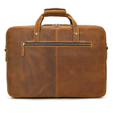 Men Briefcase Genuine Leather Laptop Bag 14 15.6" PC Doctor Lawyer Computer Bag Cowhide Male Briefcase Leather Men Business Bag