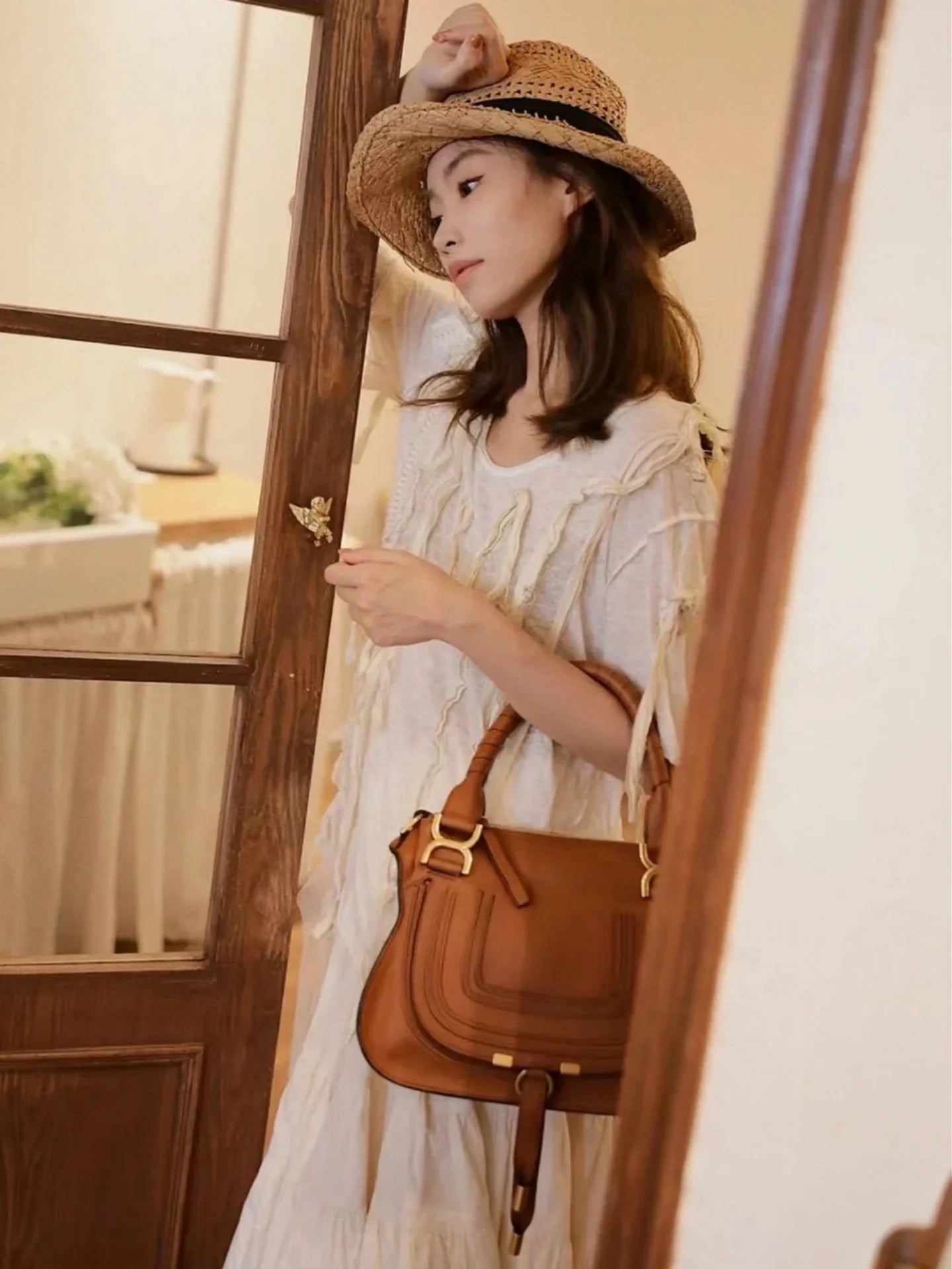 Vintage Suede Saddle Bag – Crossbody & Shoulder Tote for Women