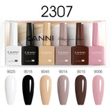 CANNI Nail Gel Polish Set HEMA TPO FREE Jelly Nude Color Rubber Base UV Construction Gel Semi Permanent Soak off UV LED Gel Nail