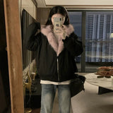 Double-Sided Hooded Winter Parka