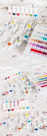 Eleanos 58-Color Gel Polish Set – TPO-Free, 15ml