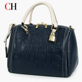 CH Women Handbag Luxury Monogram Embossed Top Handle Bag Shoulder Crossbody Bags For Ladies 2026 Designer High Quality Tote