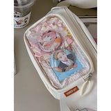 Kawaii Japanese Y2K Chest Bag Women Lolita Cute Crossbody Bag Girls Transparent Itabag Purses and Handbags Waist Ita Bag