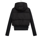 Women’s Autumn Slim-Fit Hooded Cotton Parka