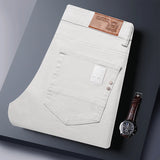 Men's Elastic Colorful Straight-Fit Jeans | Spring Autumn