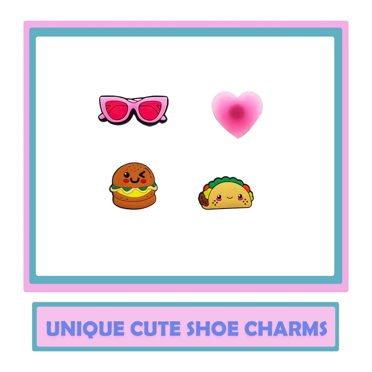 Random 10--200Pcs Non-Repeat Shoe Charms for Sandals, Beach Bags, PVC DIY Shoe Decorations Accessories Charms Premium Quality