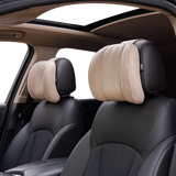 Forbell Car Headrest Pillow Suede Fabric Car Neck Pillow Car Seat Pillow Rest Headrest Memory Foam Headrest Car Accessories
