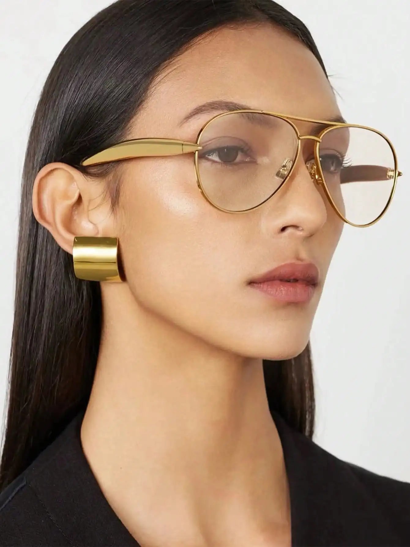Large Frame Double Bridge Aviator Sunglasses | UV400
