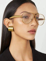 Large Frame Double Bridge Aviator Sunglasses | UV400
