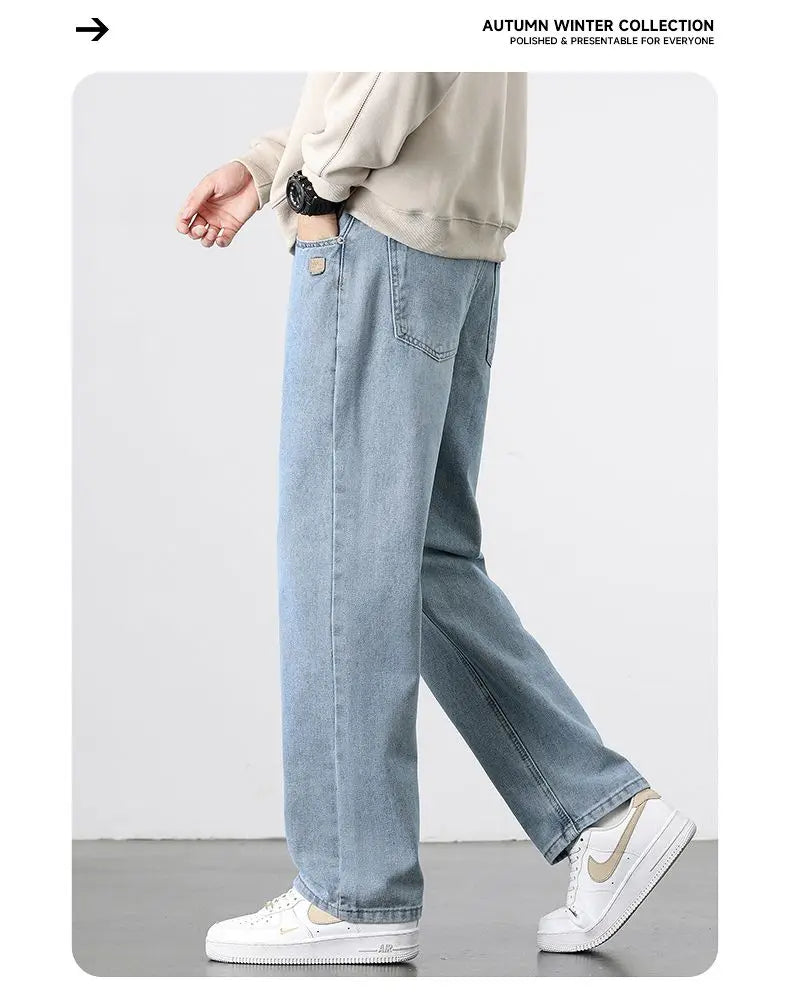 Men's Vintage Loose-Fit Baggy Jeans | Spring & Autumn