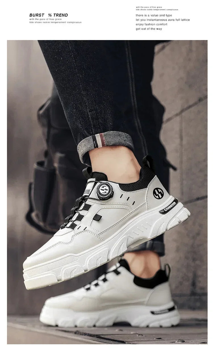 Men’s Autumn Leather Casual Sneakers