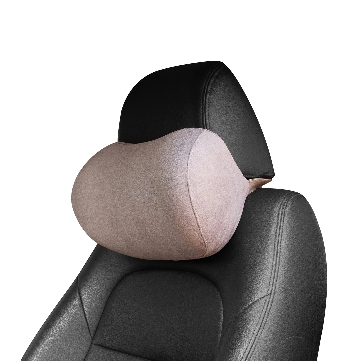 Forbell Car Headrest Pillow Suede Fabric Car Neck Pillow Car Seat Pillow Rest Headrest Memory Foam Headrest Car Accessories