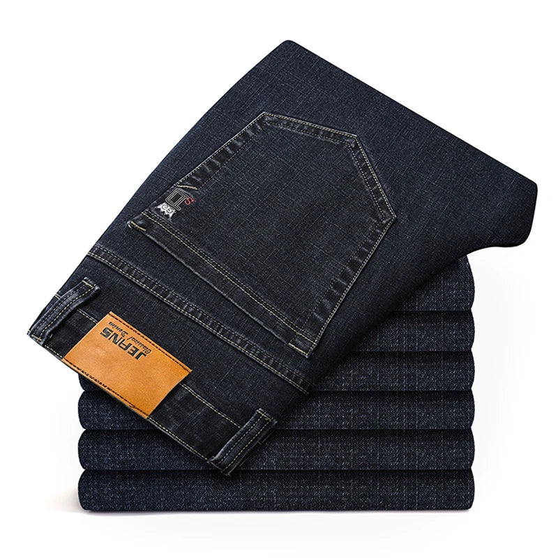 Men's Straight-Leg Stretch Jeans | Plus Sizes