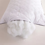 White Pillow Core Home Soft Filling Cushion 48x100/48x120/48x150/48x180 Lengthen Pillows Quilted Sleeping Cushions almohada