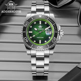 ADDIESDIVE Luxury Men Watch New Diving Ceramic Bezel 41mm Quartz Wristwatch 200m Waterproof Stainless Steel Luminous Dive Watch