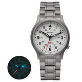 BERNY Titanium Watches for Men Super Luminous Sapphire Field Men's Watch Outdoor Quartz Wristwatch Lightweight 5ATM