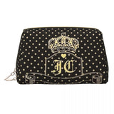 J-Juicy-C-Couture Makeup Bag Zipper Pouch Travel Cosmetic Bags Large Leather Portable Cosmetic Bag for Women