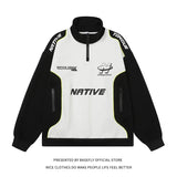 Oversized Racing Sweatshirt | Unisex Streetwear