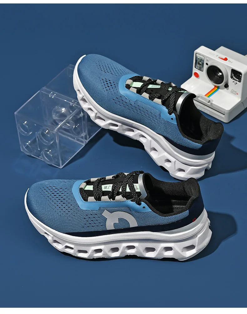 2026 Air Cushion Running Shoes Jogging Marathon Men Sports Breathable Lightweight Women's Comfortable Nonskid Leisure Sneakers