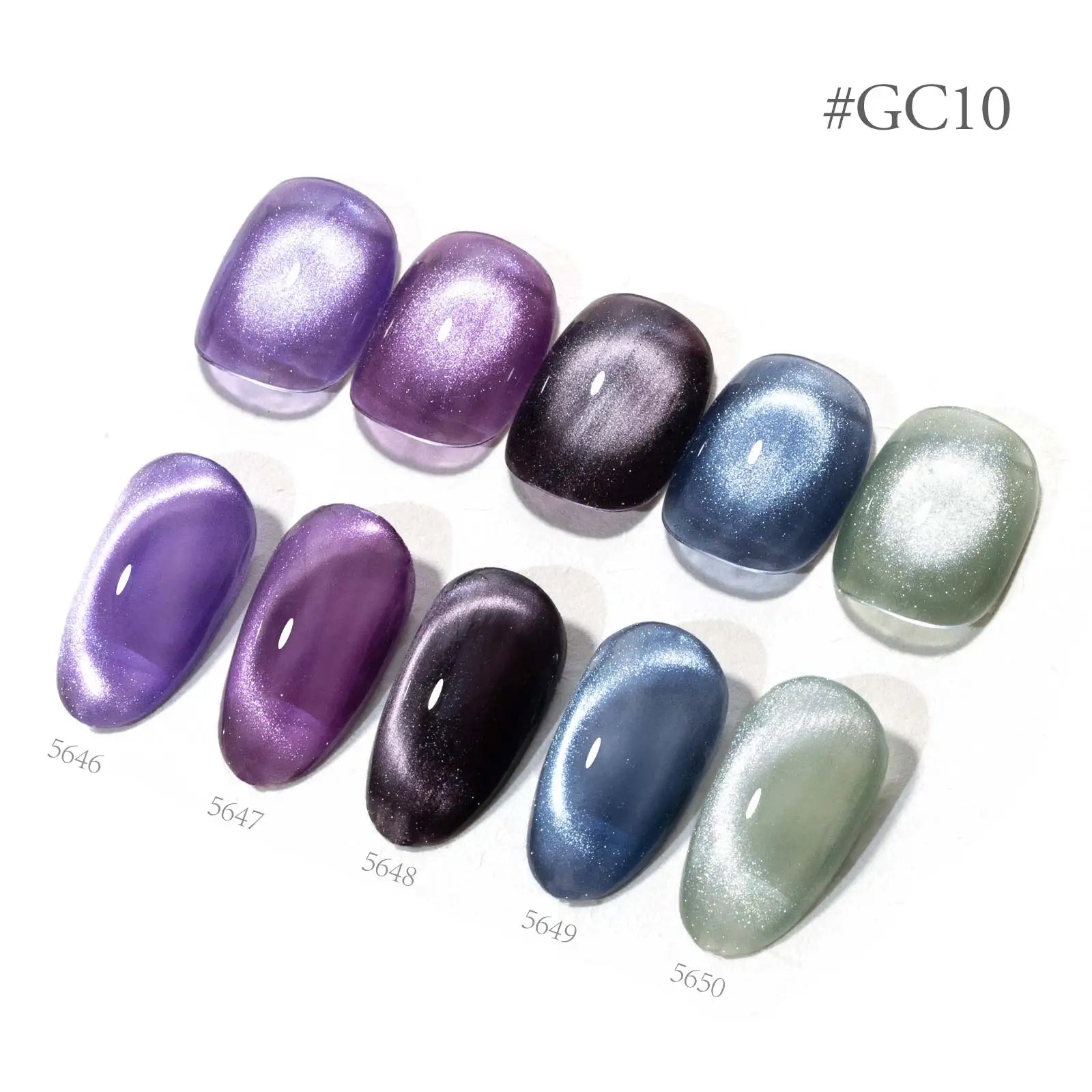 5pcs Venalisa Hema/TPO Free Cat Eye Nail Gel Polish Color Palette Kit Ultra Glitter Diamond Sparkle Soak Off UV LED Varnish Set