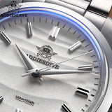 ADDIESDIVE Men's Watch 36mm Quartz Watch Diving 100m Sand Dial 316L Stainless Steel AR Bubber Glass Fashion WristWatch for Men
