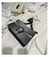 Crocodile Pattern Dionysus Underarm Bag