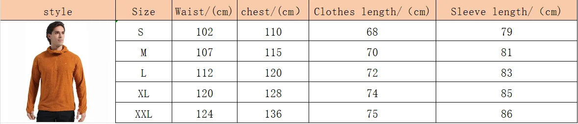 Pioneer Camp Men's Hoodies Outdoor Professional Grade Fleece Warmth Sweatshirt Zip PrimaLoft Active Evolve For Camping Hiking