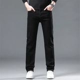 Men’s Fleece-Lined Straight-Leg Stretch Jeans
