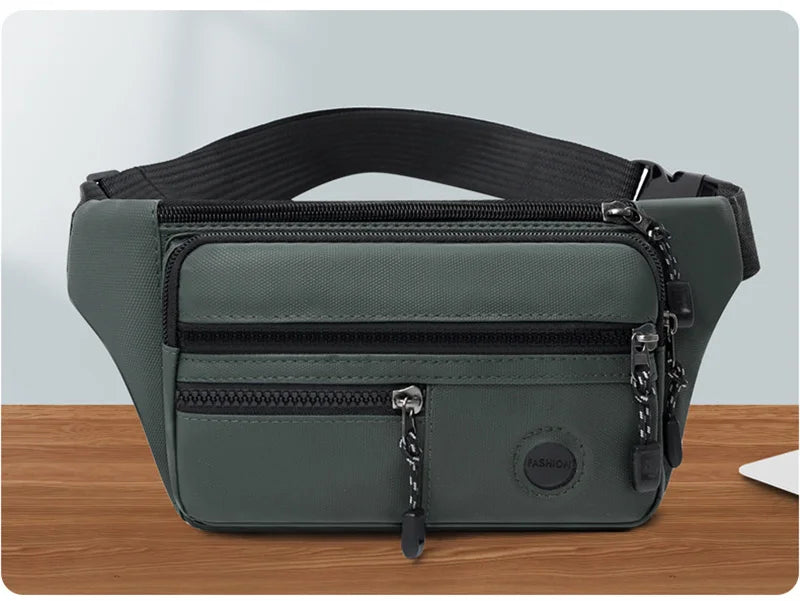 Fashion Unisex Waterproof Waist Bag Pack Male Belt Pouch Ladies Kangaroo Hip Phone Work Purse - Travel Gear for Men and Women