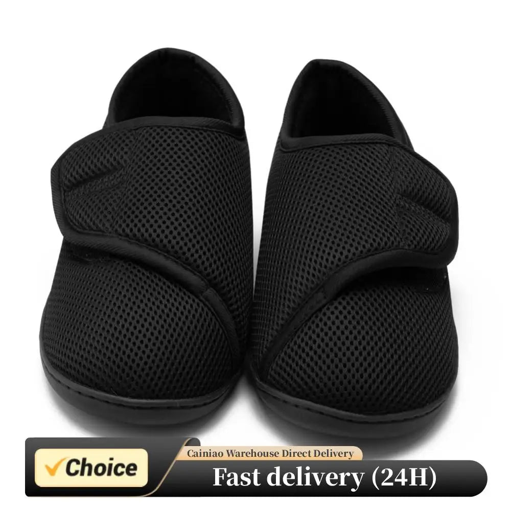 Unisex Plush-Lined Adjustable Walking Shoes
