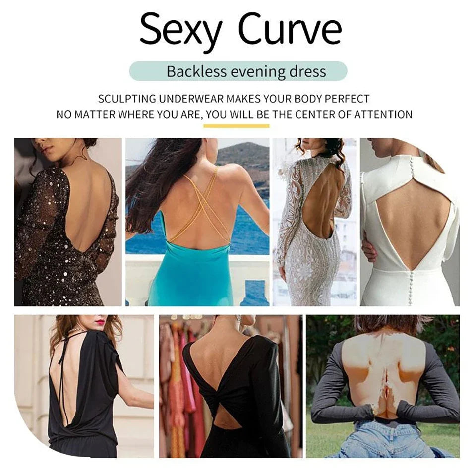 Deep V-Neck Body Shaper