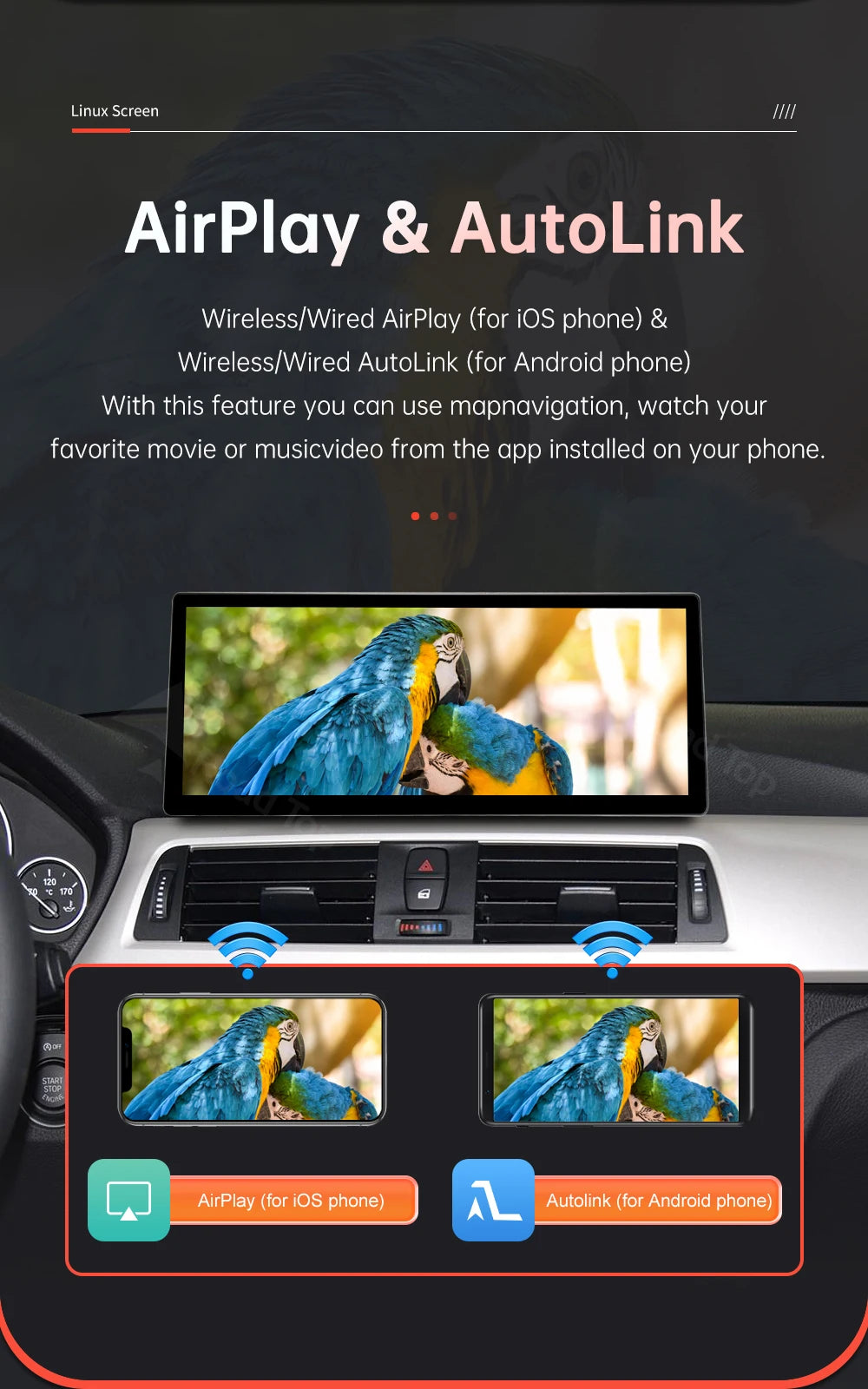 12.3" BMW F30/F36 CarPlay & Android Auto Screen Upgrade