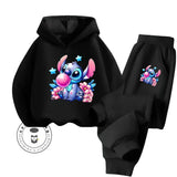 Disney Stitch Long Sleeve Hoodie & Pants Set