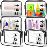 1/3pcs Transparent Zipper Makeup Bag Organizer Box Men Women Travel Clear Cosmetic Bag Waterproof Toiletry Wash Make Up Bags