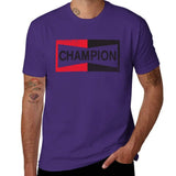 Men’s Champion Spark Plug Retro Distressed Emblem Tee
