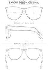 BARCUR Classic Polarized Sunglasses For Both Men Women Essential For Outdoor Driving Business Leisure Sunglasses