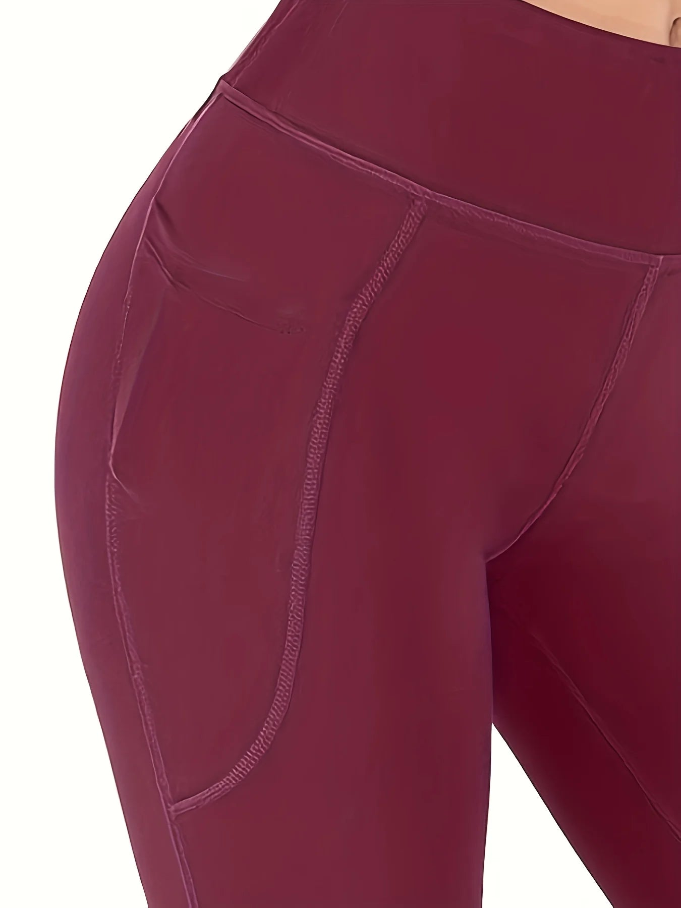 High-Waisted Flare Yoga Pants with Pockets