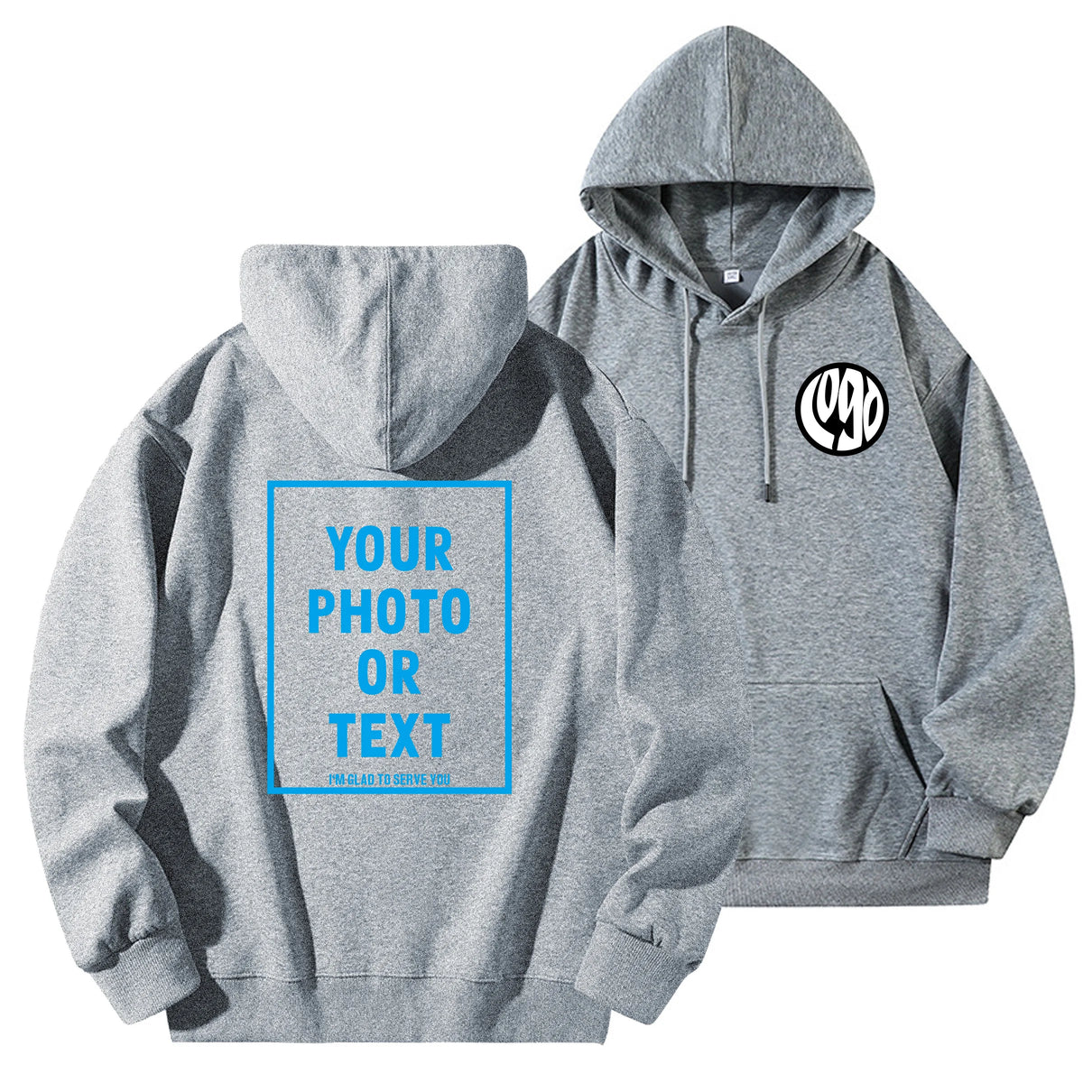 Men's Heavyweight Cotton Pullover Hoodie