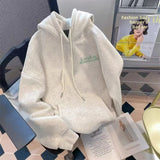Women’s Oversized American Print Hoodie