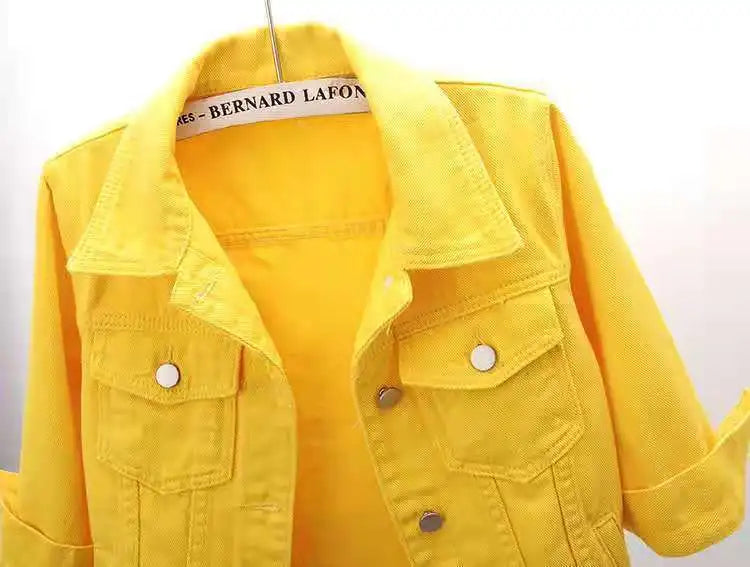 Women's Premium Cotton Denim Jacket